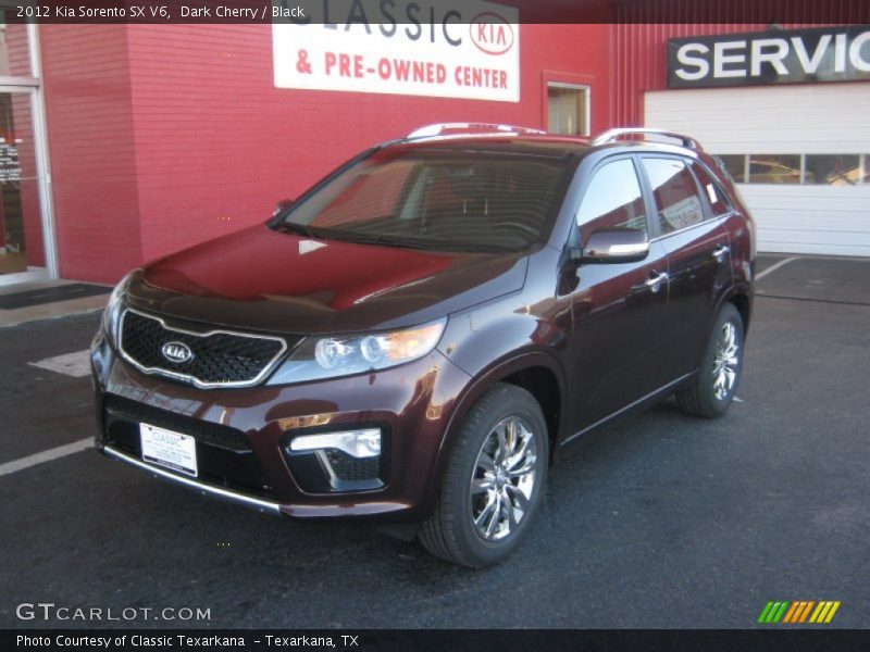 Dark Cherry / Black 2012 Kia Sorento SX V6