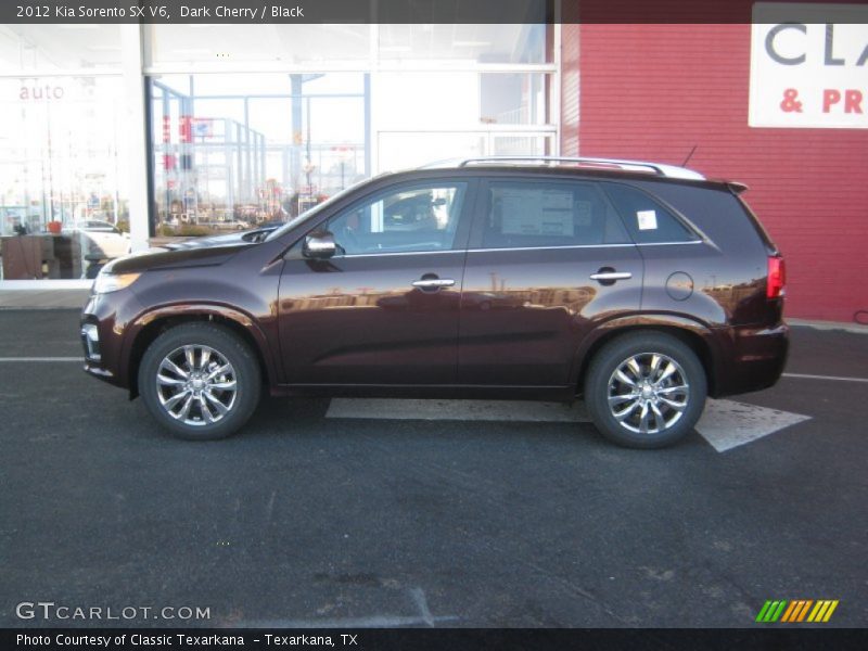 Dark Cherry / Black 2012 Kia Sorento SX V6