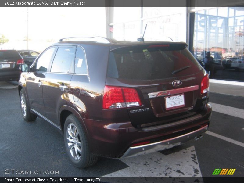 Dark Cherry / Black 2012 Kia Sorento SX V6
