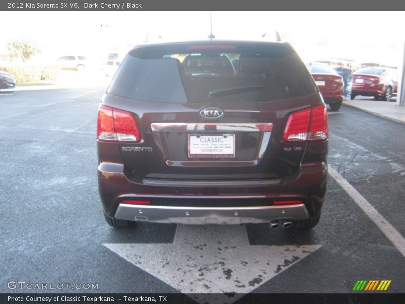 Dark Cherry / Black 2012 Kia Sorento SX V6