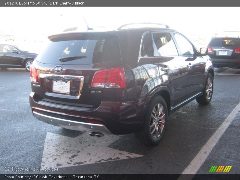 Dark Cherry / Black 2012 Kia Sorento SX V6