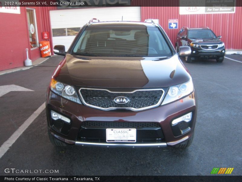 Dark Cherry / Black 2012 Kia Sorento SX V6