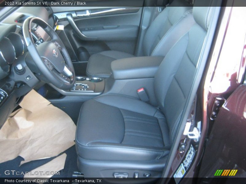 Dark Cherry / Black 2012 Kia Sorento SX V6