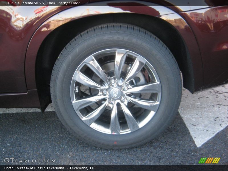 Dark Cherry / Black 2012 Kia Sorento SX V6