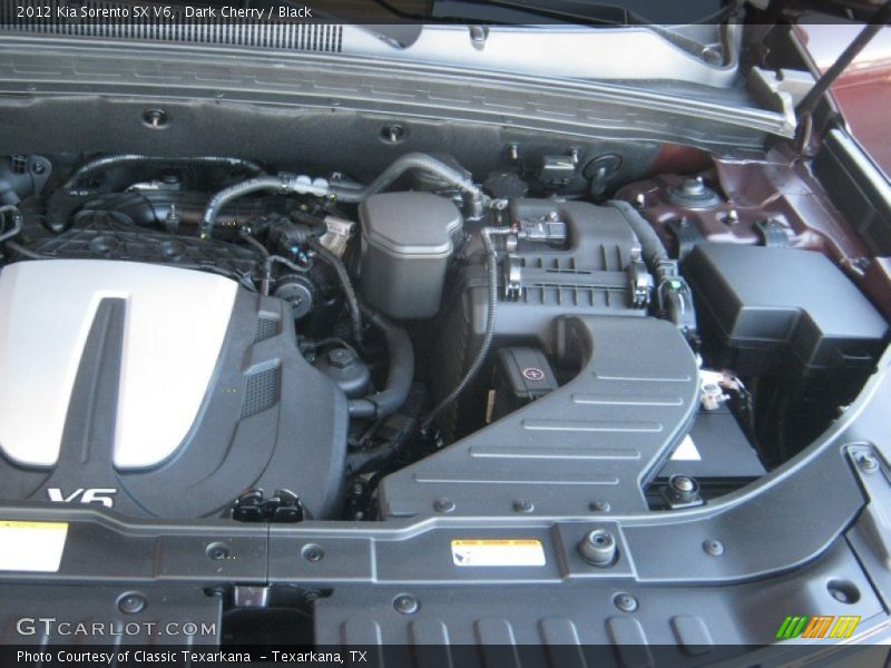 Dark Cherry / Black 2012 Kia Sorento SX V6