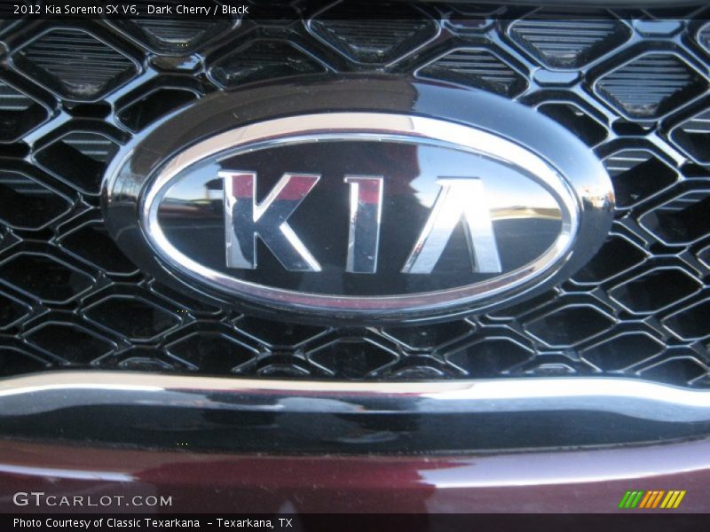 Dark Cherry / Black 2012 Kia Sorento SX V6