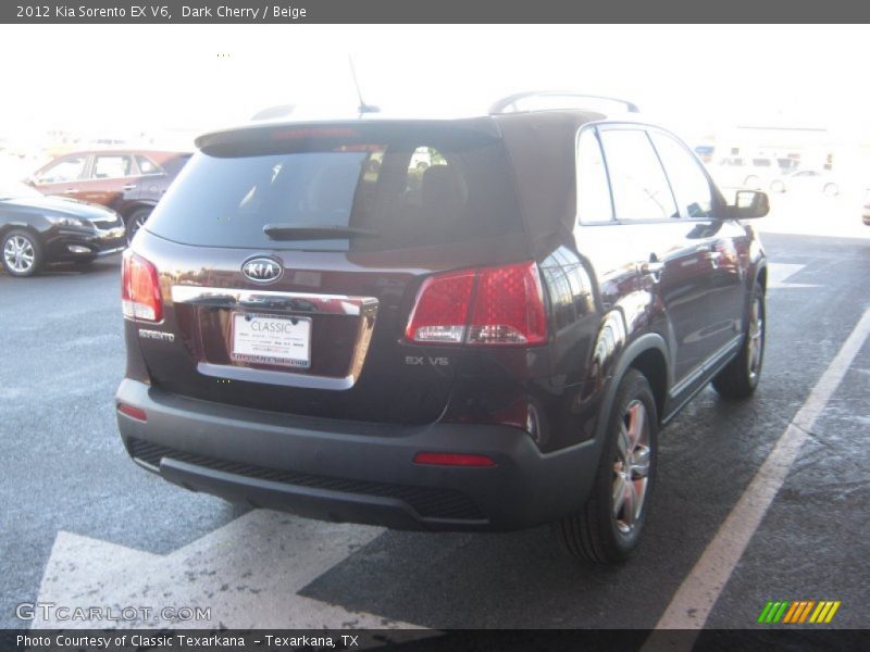 Dark Cherry / Beige 2012 Kia Sorento EX V6