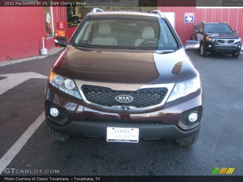 Dark Cherry / Beige 2012 Kia Sorento EX V6