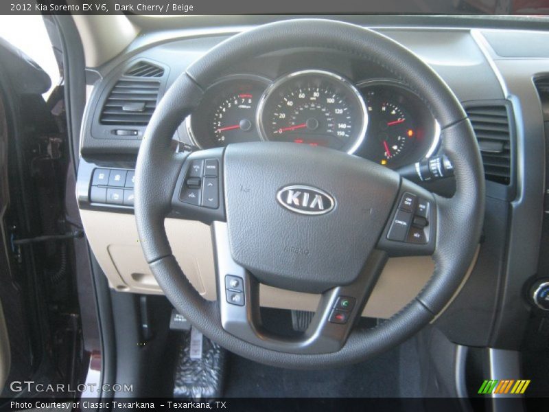 Dark Cherry / Beige 2012 Kia Sorento EX V6