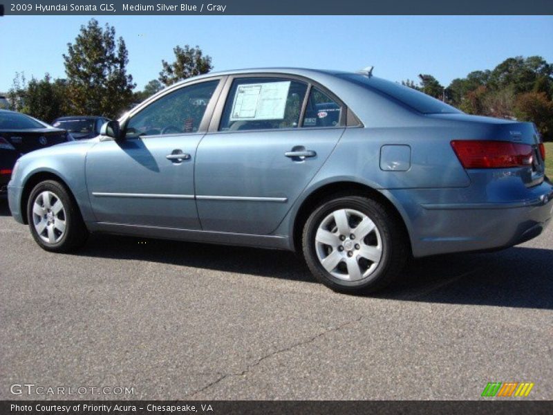 Medium Silver Blue / Gray 2009 Hyundai Sonata GLS