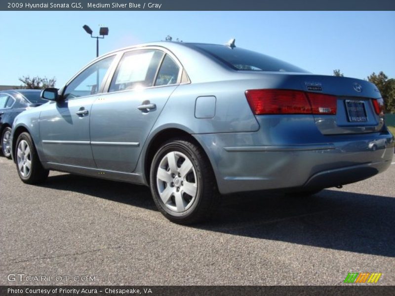 Medium Silver Blue / Gray 2009 Hyundai Sonata GLS