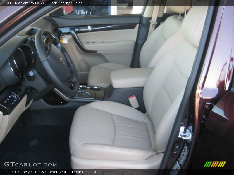 Dark Cherry / Beige 2012 Kia Sorento EX V6