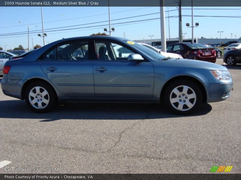 Medium Silver Blue / Gray 2009 Hyundai Sonata GLS
