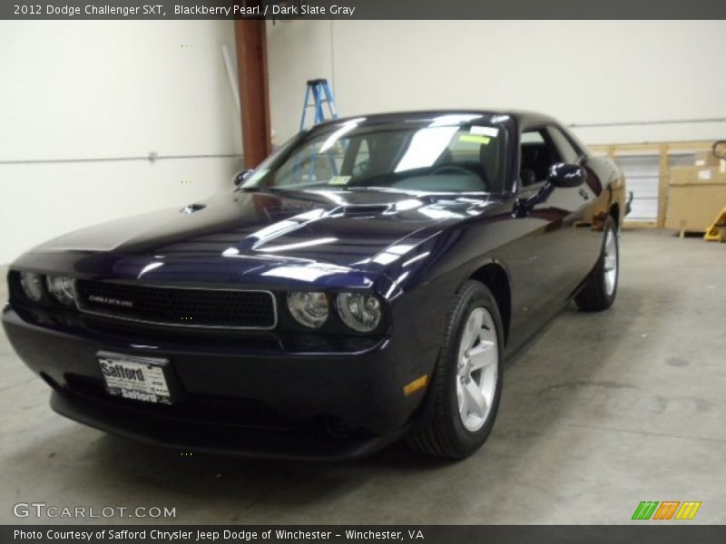 Blackberry Pearl / Dark Slate Gray 2012 Dodge Challenger SXT