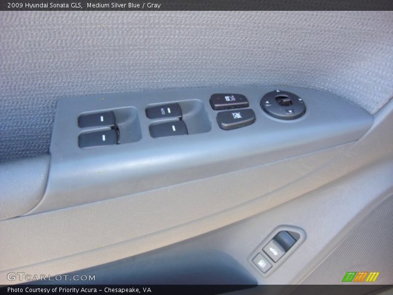Medium Silver Blue / Gray 2009 Hyundai Sonata GLS