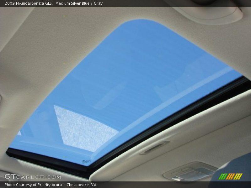 Medium Silver Blue / Gray 2009 Hyundai Sonata GLS