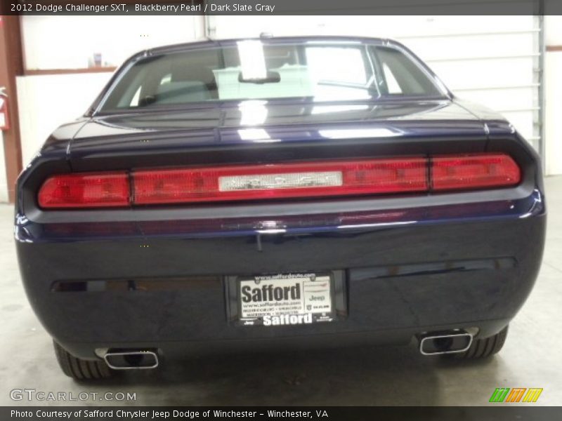 Blackberry Pearl / Dark Slate Gray 2012 Dodge Challenger SXT