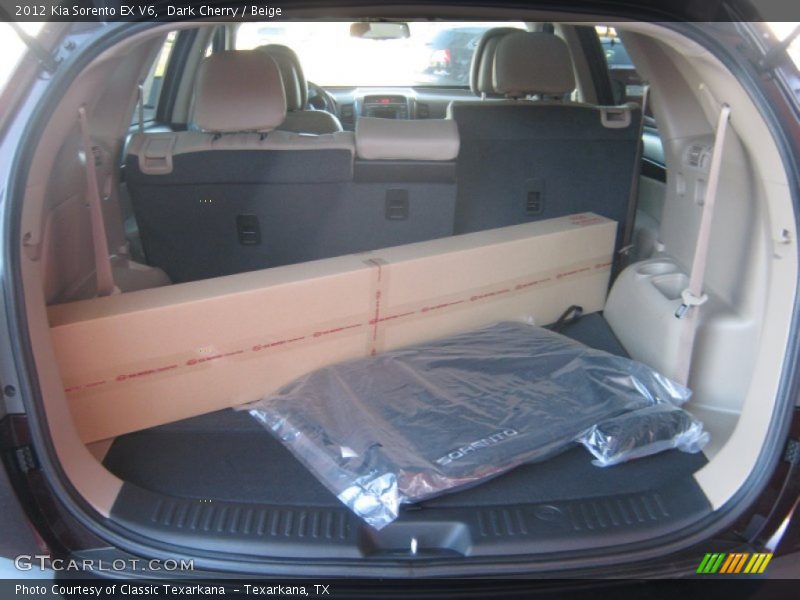 Dark Cherry / Beige 2012 Kia Sorento EX V6