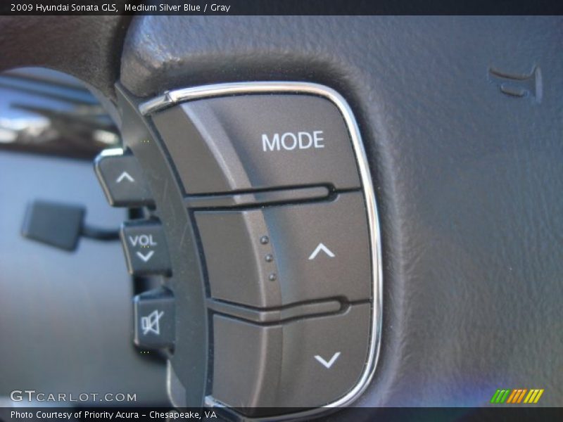 Medium Silver Blue / Gray 2009 Hyundai Sonata GLS