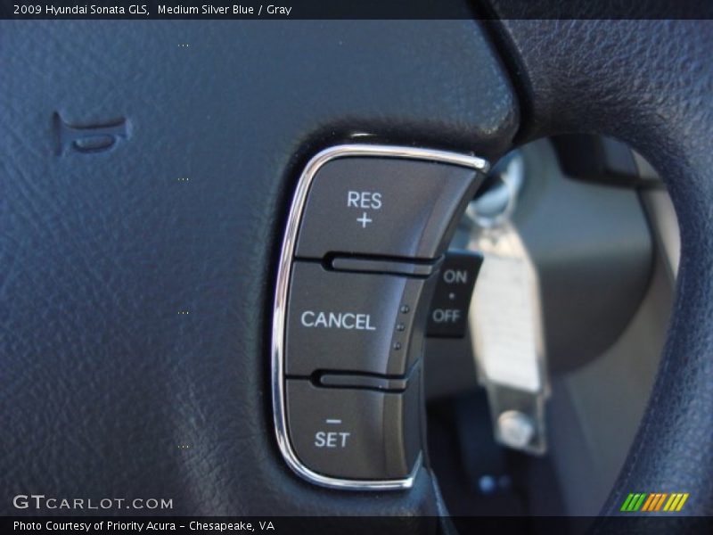 Medium Silver Blue / Gray 2009 Hyundai Sonata GLS