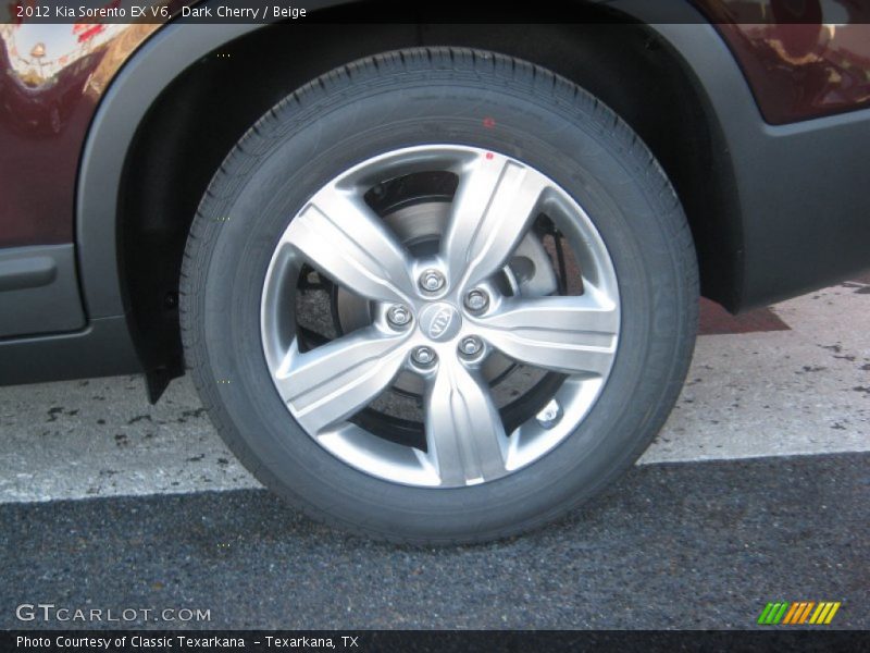 Dark Cherry / Beige 2012 Kia Sorento EX V6