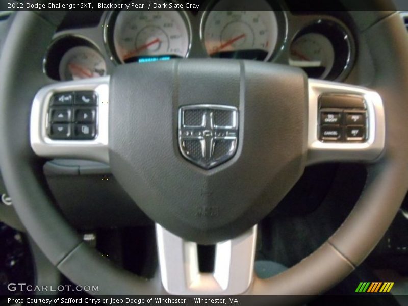 Blackberry Pearl / Dark Slate Gray 2012 Dodge Challenger SXT