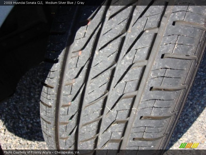 Medium Silver Blue / Gray 2009 Hyundai Sonata GLS