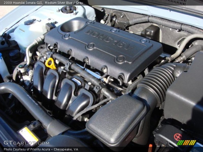 Medium Silver Blue / Gray 2009 Hyundai Sonata GLS