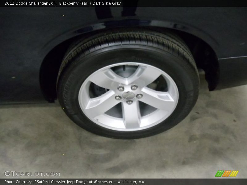 Blackberry Pearl / Dark Slate Gray 2012 Dodge Challenger SXT