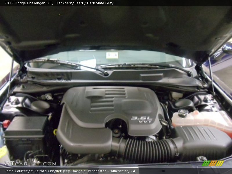 Blackberry Pearl / Dark Slate Gray 2012 Dodge Challenger SXT