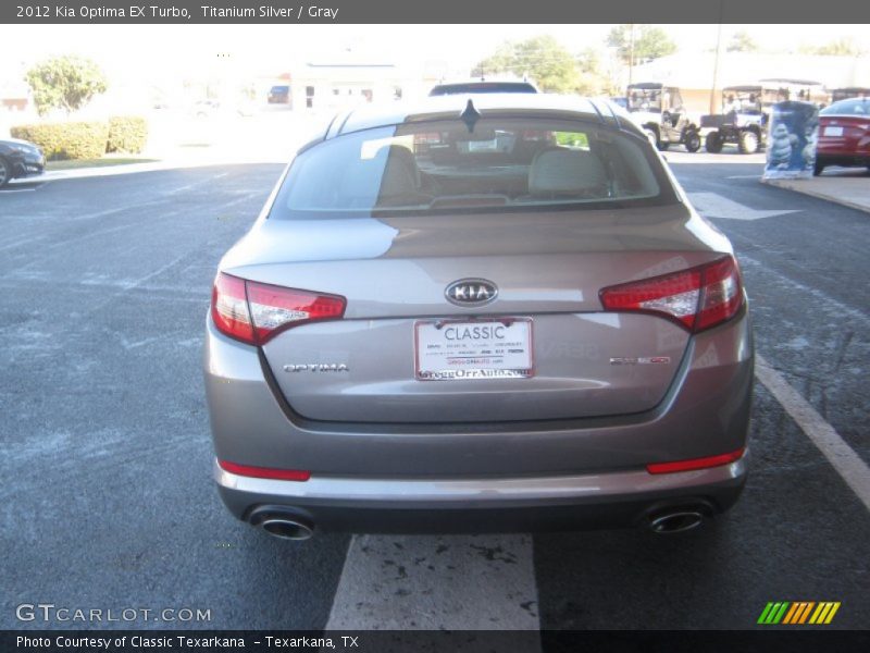 Titanium Silver / Gray 2012 Kia Optima EX Turbo