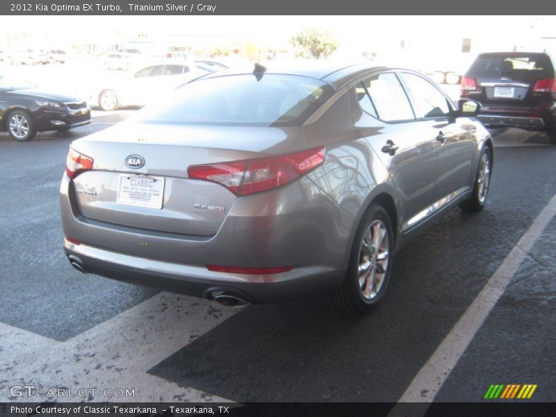 Titanium Silver / Gray 2012 Kia Optima EX Turbo