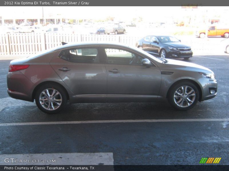 Titanium Silver / Gray 2012 Kia Optima EX Turbo