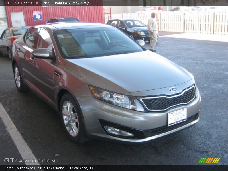 Titanium Silver / Gray 2012 Kia Optima EX Turbo