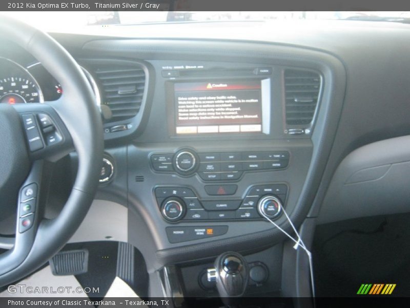 Titanium Silver / Gray 2012 Kia Optima EX Turbo