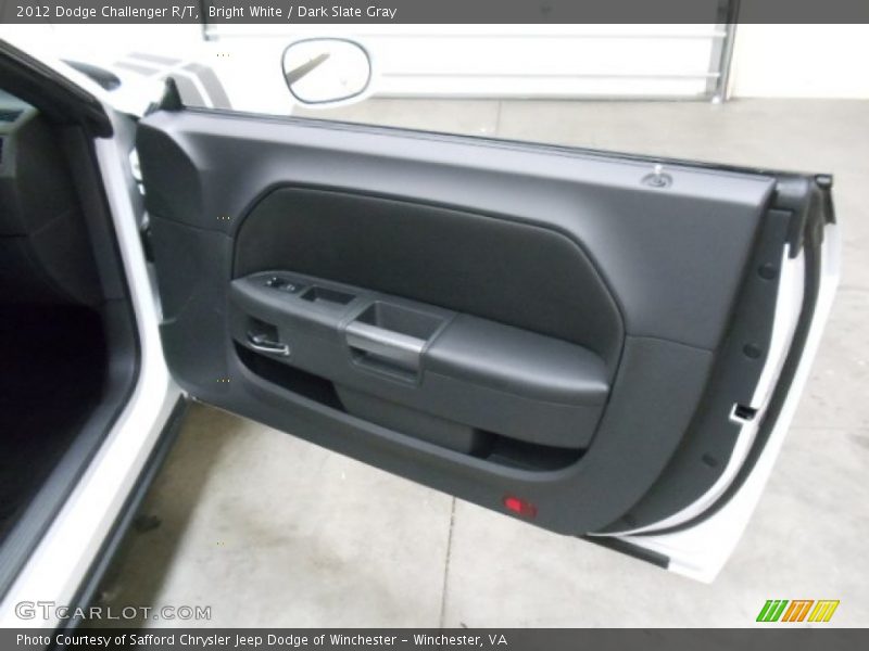 Bright White / Dark Slate Gray 2012 Dodge Challenger R/T