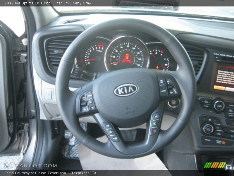 Titanium Silver / Gray 2012 Kia Optima EX Turbo