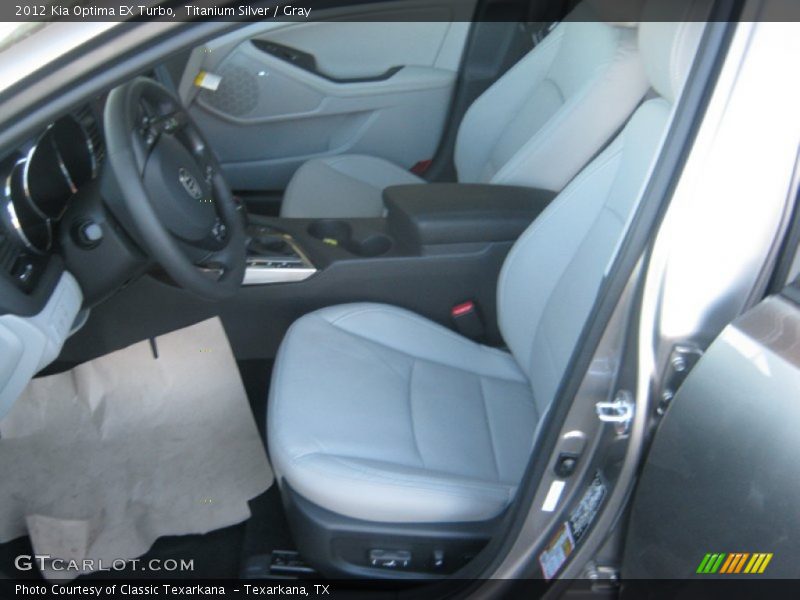 Titanium Silver / Gray 2012 Kia Optima EX Turbo