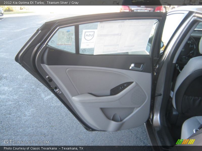 Titanium Silver / Gray 2012 Kia Optima EX Turbo