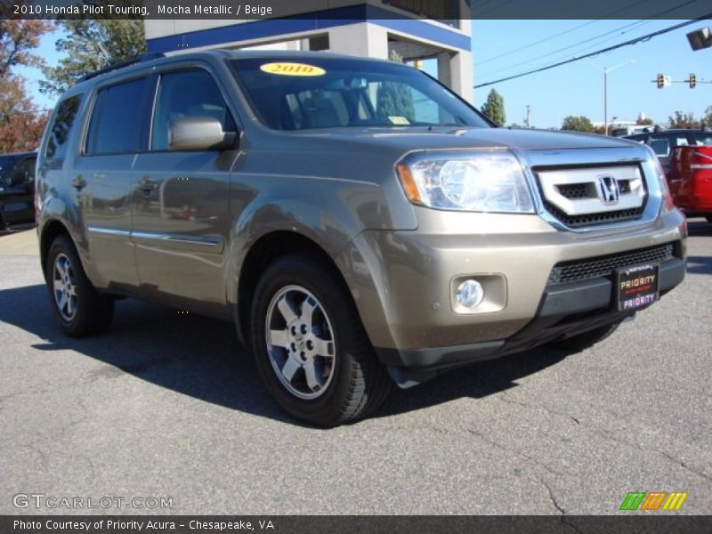 Mocha Metallic / Beige 2010 Honda Pilot Touring