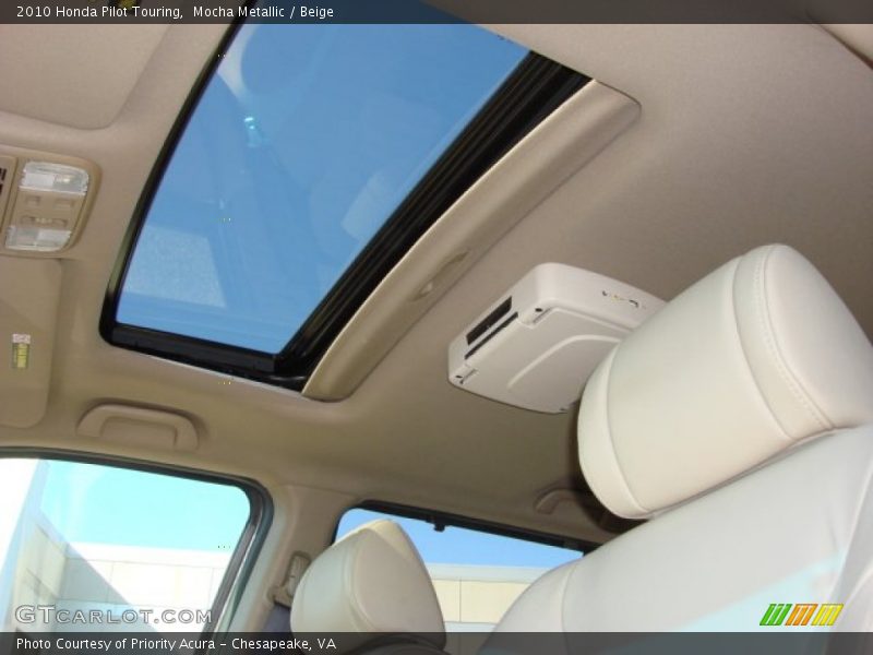 Mocha Metallic / Beige 2010 Honda Pilot Touring