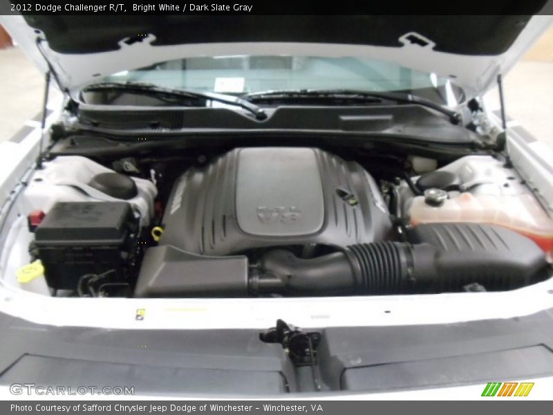 Bright White / Dark Slate Gray 2012 Dodge Challenger R/T