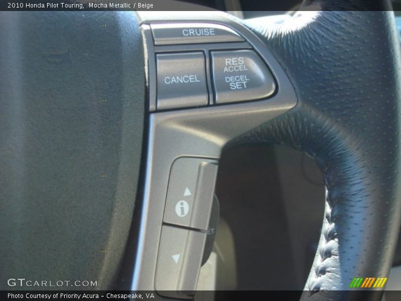 Mocha Metallic / Beige 2010 Honda Pilot Touring