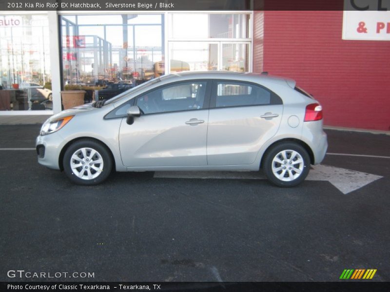 Silverstone Beige / Black 2012 Kia Rio Rio5 EX Hatchback