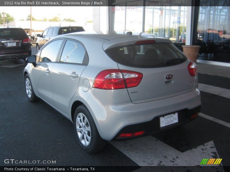 Silverstone Beige / Black 2012 Kia Rio Rio5 EX Hatchback