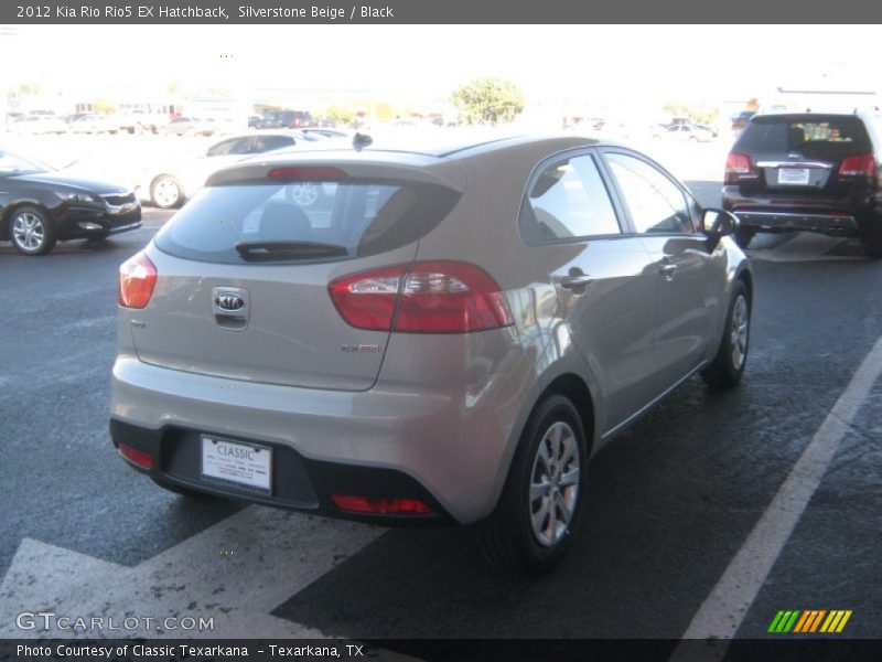 Silverstone Beige / Black 2012 Kia Rio Rio5 EX Hatchback