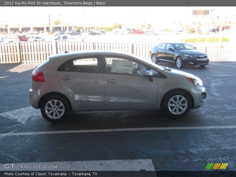 Silverstone Beige / Black 2012 Kia Rio Rio5 EX Hatchback