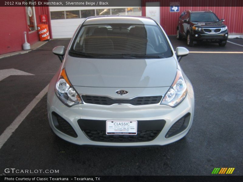 Silverstone Beige / Black 2012 Kia Rio Rio5 EX Hatchback