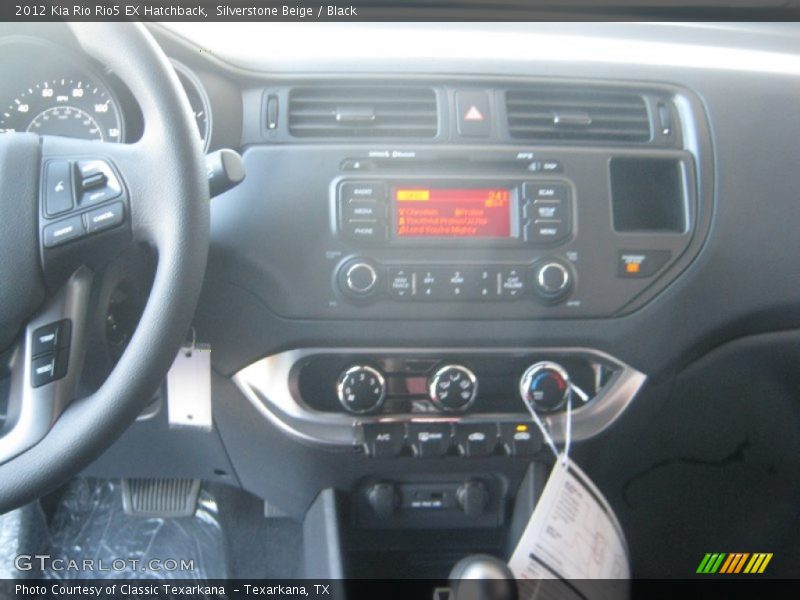 Silverstone Beige / Black 2012 Kia Rio Rio5 EX Hatchback