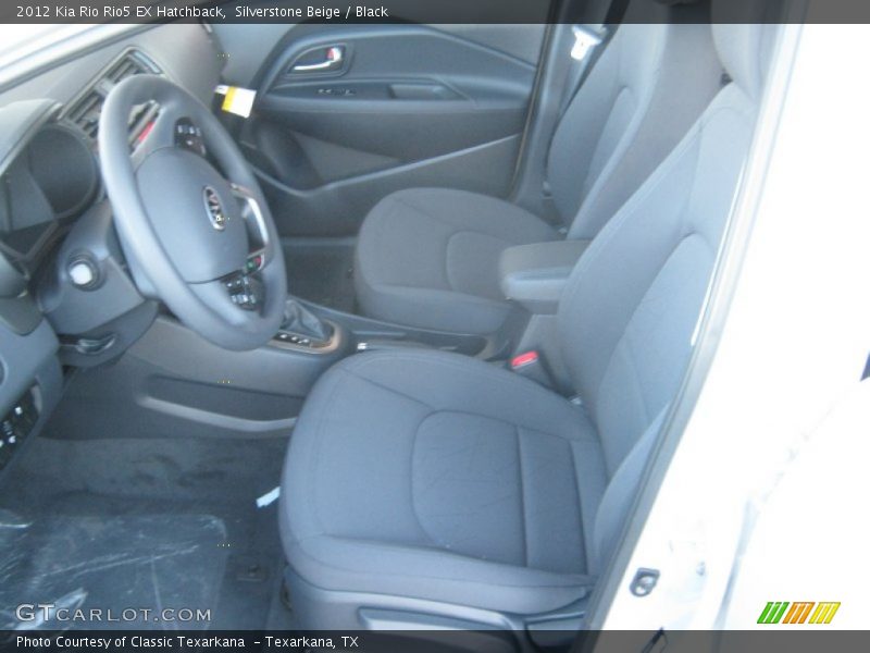 Silverstone Beige / Black 2012 Kia Rio Rio5 EX Hatchback